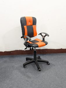 Special Desk Chair - Orange Black Colour